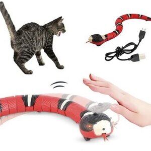 New in Box Cat Snake Toy Electric, Interactive Snake Cat Toy, Smart Sensing